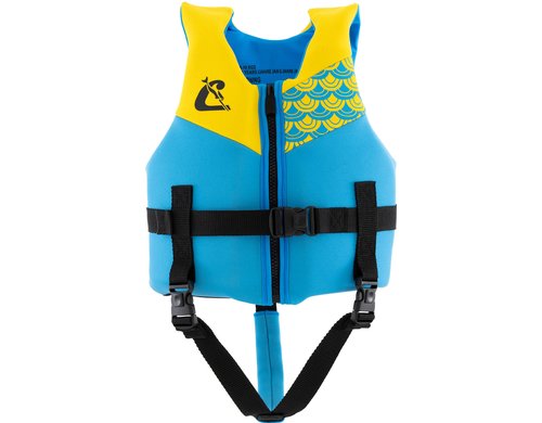 FROGGY SWIM VEST AZURE/YELLOW 3/6YEARS