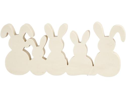 Creativ Company Aufsteller Hasenreihe Breite: 30 cm