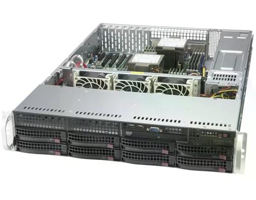 Supermicro SYS-620P-TRT: LGA-4189 2U, up to 4TB RAM, 8x 3.5, 1200W