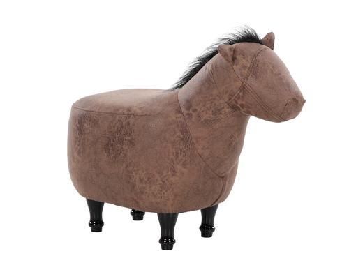 zoosy Hocker Pferd braun 70x34x36cm