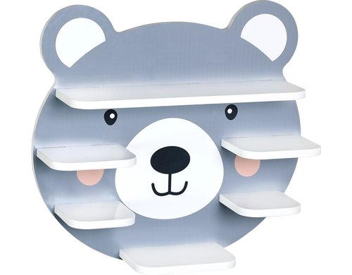 Kesper Kinderregal Bär Bambus, Grösse: 45 x 12 x 42 cm