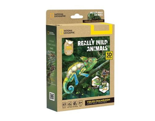 3D Puzzle Chamäleon 63 Teile
