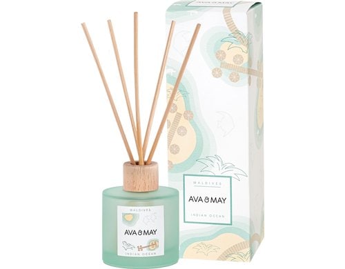 AVA & MAY Duftstäbchen Malediven 6.6x6.6x20 cm, Stäbchen aus Echtholz