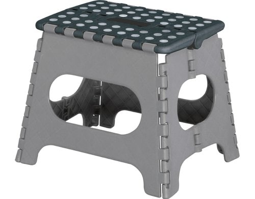 Faltbaren Trittstufe für Wohnwagen Dunkel Grau/ Grau