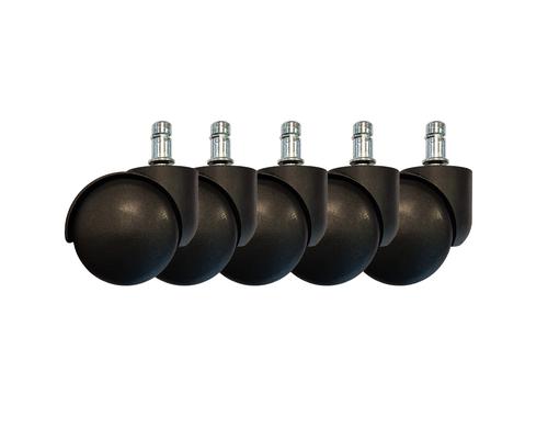 LC-POWER Gaming Stuhlrollen 5er Set. für LC-GC1,2,3 u.v.m.