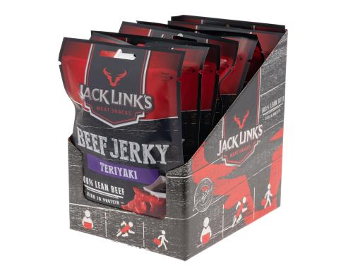 Beef Jerky Teriyaki 25g Karton 12 x 25g, Karton