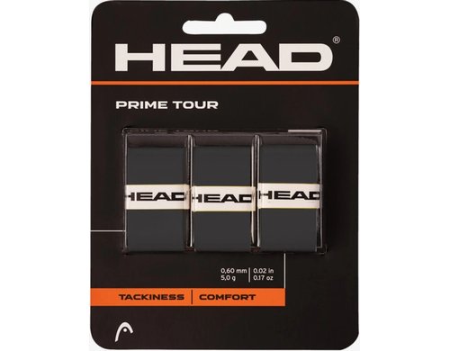 HEAD Tennis Grip Prime Tour 3er-Pack Overgrip, black