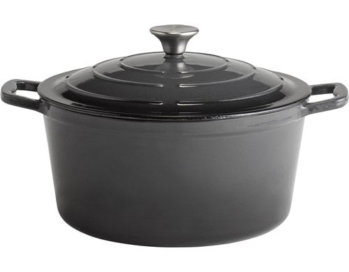 APS Bräter 5 STARS Ø 28 cm, H: 13 cm, 6 Liter, Anthrazit