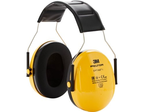 3M PELTOR Optime Kapselgehörschutz H510A, SNR-Wert 27 dB, Gelb