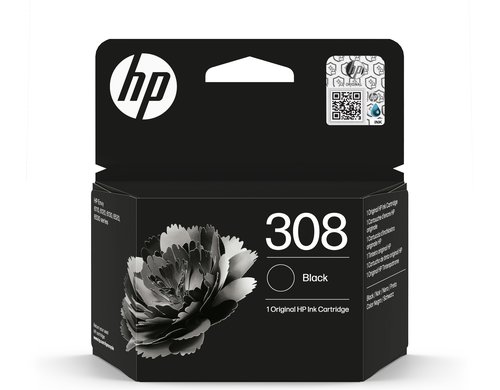 HP Tinte Nr. 308 - Black (7FP21UE) Seitenkapazität ~ 160 Seiten