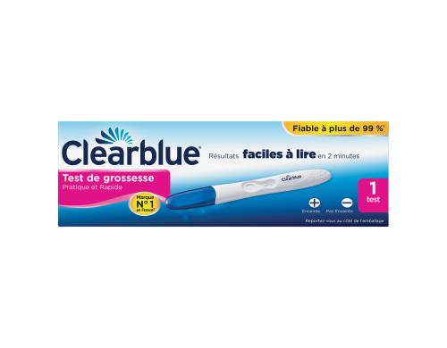 Clearblue Schwangerschaftstest 1er mit sich verfärbender Spitze