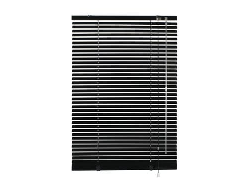 Gardinia Aluminium-Jalousie 25 mm 90 x 175 cm, schwarz