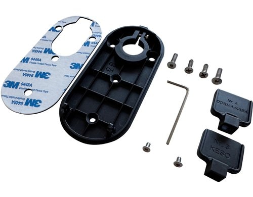LOCKIN Smart Lock G30 CH addition Schwarz, CH-Montageplatte,Adapter KABA,KESO