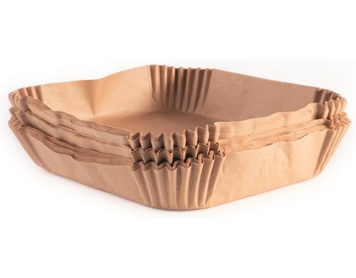 GOURMETmaxx Backpapier Schalen 100 Stück 100 Stk, 220° hitzebständig, 20x20x4.5cm,