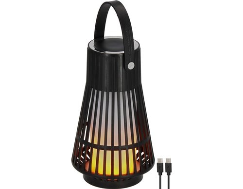 Brennenstuhl Akku LED Outdoor Lampe FL 100 A Flammeffekt,30lm,IP44,Bügel,USB C