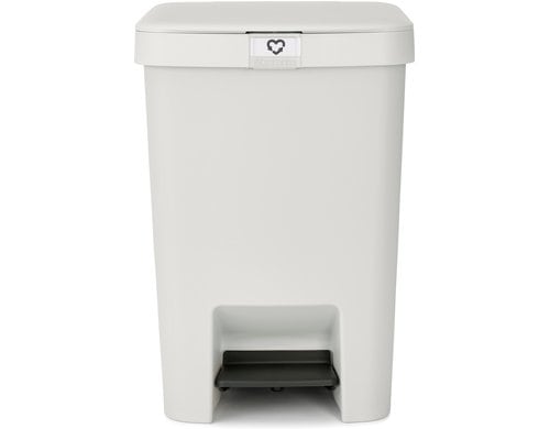 Brabantia Treteimer StepUp Recyclingeimer, 25 Liter, Light Grey