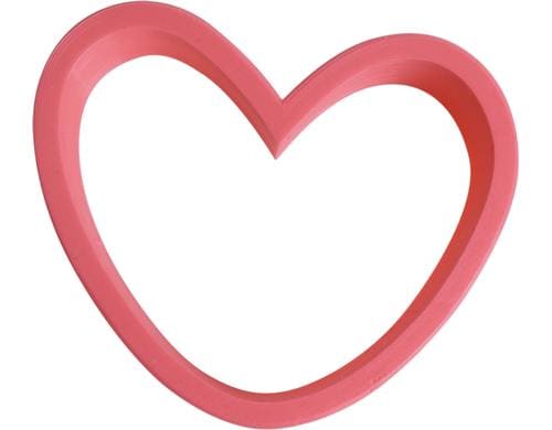 Cut my Cookies Ausstechform Herz Boho biologisch abbaubarer Kunststoff