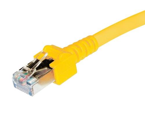Dätwyler Patchkabel: S/UTP, 10m, gelb Cat.5e