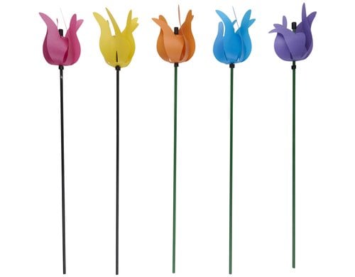 Arti Casa Windrad Tulpe, assortiert 1 Stück, 5.5x46 cm (DxH)
