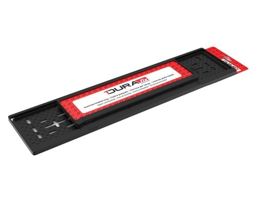 DURAfix Nummernrahmen-Set Kunststoff   schwarz 30 × 8 cm/50 × 11 cm