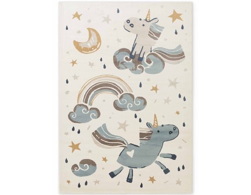 Hanse Home Kinderteppich Einhorn 100% Polypropylene, 120 x 170 cm, Bunt