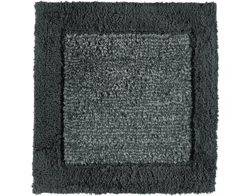 Cawö Badteppich Two-Tone schiefer, 60 x 60