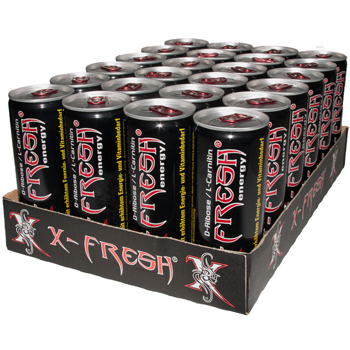 X-Fresh MAXIMUM ENERGY next level / 24 Stk. zu 250ml