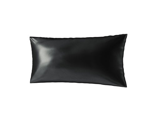 Ailoria BEAUTY SLEEP (40x80cm) 1x Silk pillow case, 1x Gift box,Black