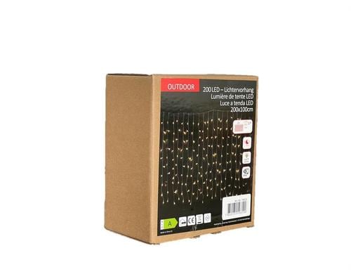Dameco LED LV 20 Strängen 200 LED H: 100cm, B: 200