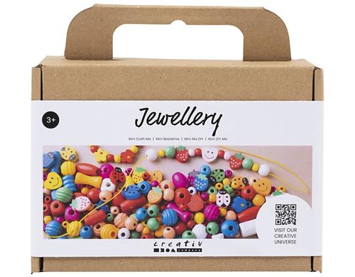 Creativ Company Mini Bastelmix Schmuck fröhliche Farben, inkl. Anleitung