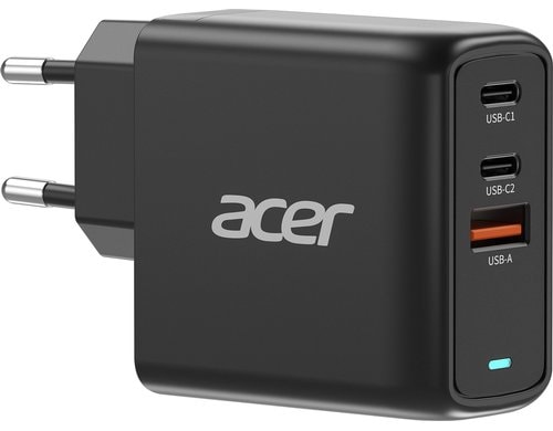 Acer Netzteil AC-Adapter 67W, GaN 2x USB-C, 1x USB-A, PD