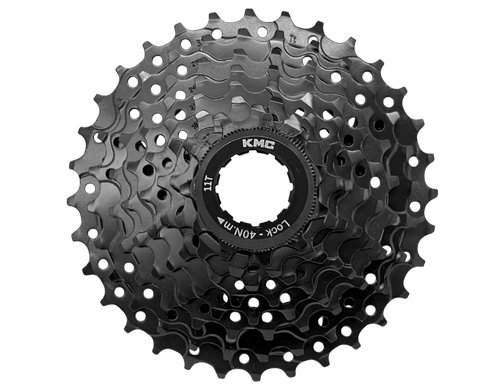 KMC Kassette, 9-fach, 11-36 Velokassette, schwarz