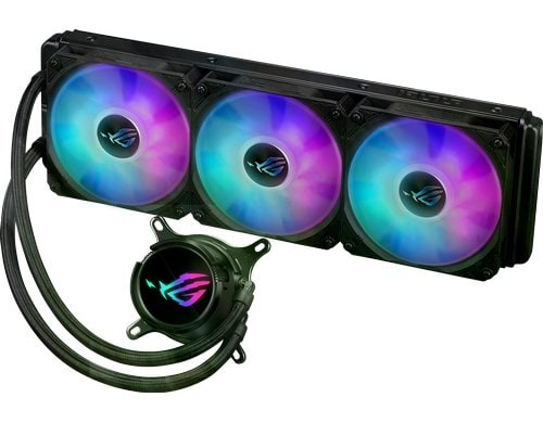 Asus ROG STRIX LC III 360 ARGB Liquid CPU Cooler, LCD, 3x120mm ARGB