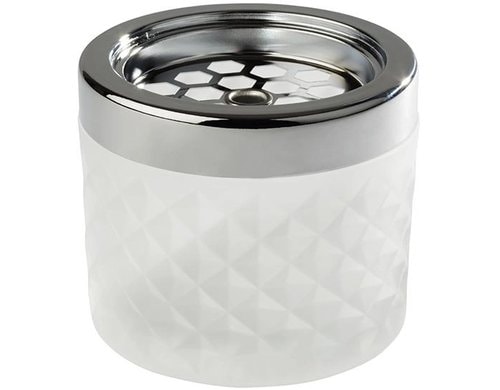 APS Windaschenbecher Nebula Ø 9,5 cm, H: 8 cm, Weiss