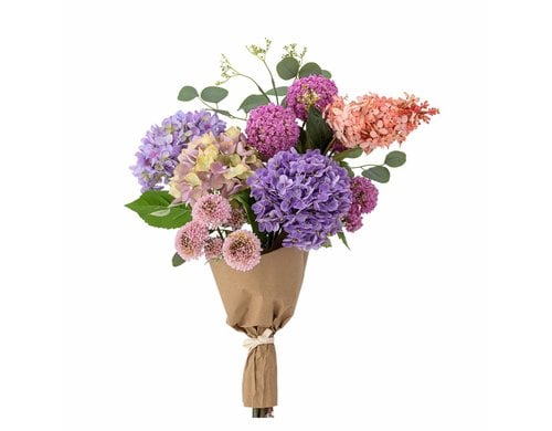 Bloomingville Blumenstrauss Edge, Violet 23x43 cm (DxH), Kunstblumen