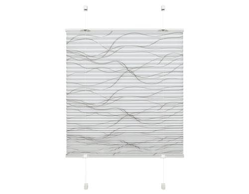 Gardinia EASYFIX Plissee Katy Wave Weiss 50 x 130 cm