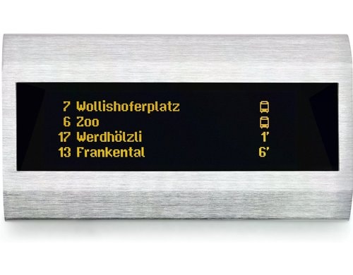 Tramli Abfahrtsanzeige Display USB-C Smarter Display, Einfach Einstellbar