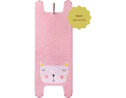 Kinder-Yogamatte Kimi die Katze Rosa