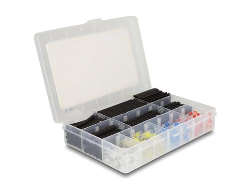 Delock Schrumpfschlauch Sortimentsbox 308-teilig mit Lötdrahtverbinder