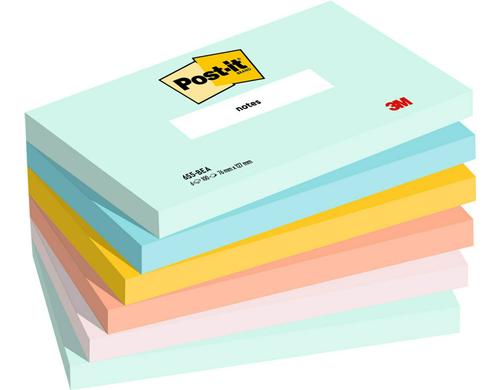 3M Post-it Notes, beachside 6 Blöcke à 100 Blatt, 127 x 76  mm