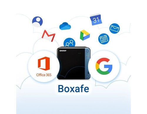QNAP Boxafe for MS 365, 100 User, 1 Jahr NAS with QTS 5.0.0+, QuTS hero 5.0.0+