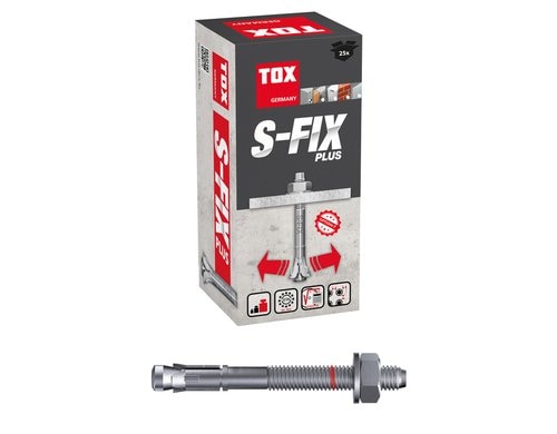 Bolzenanker S-Fix Plus M10x120/40+53 mm
