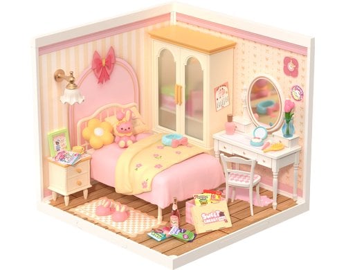 RoboTime Lovely Pink Bedroom Holzbausatz
