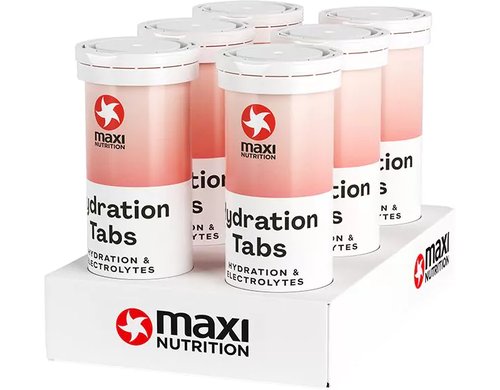 Maxi Nutrition Hydration Tabs Pink Grapefruit, 6x Röhrchen