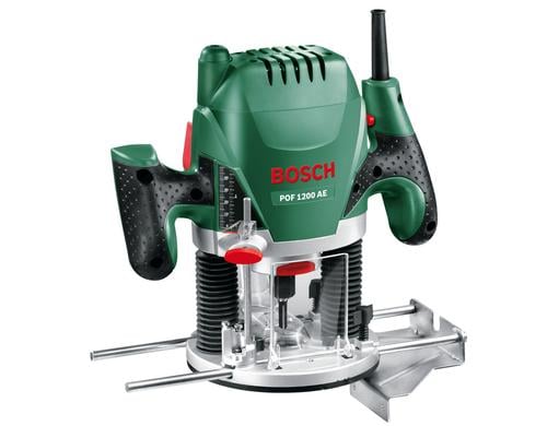 BOSCH Oberfräse POF 1200 AE 1200 Watt-Motor, Spindelarretierung