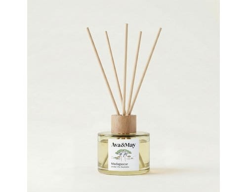AVA & MAY Duftstäbchen Madagascar, 120ml Rattan-Stäbchen