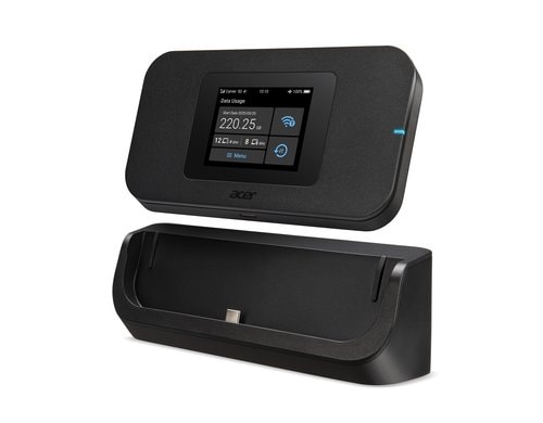 ACER Connect M4D: Mobile 5G Hotspot 5G/LTE 2.7Gbps, eSIM, WiFi-6, 4600mAh, 8GB