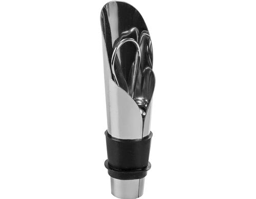 Ibili Weinausgiesser mit Deckel Edelstahl 8 cm