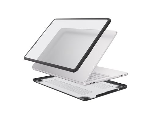 4SMARTS Shell Case, Schwarzer Rahmen MacBook Neo