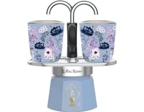 Bialetti Bridgerton Mini Express inkl. 2 Espressotassen, multifarbig